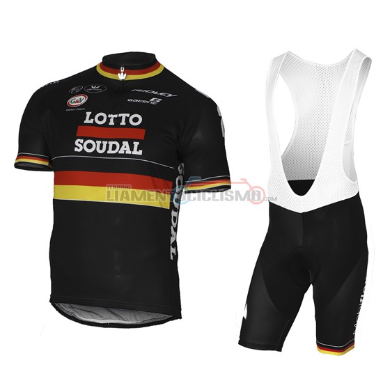 Abbigliamento Ciclismo Lotto 2017 rosso e nero